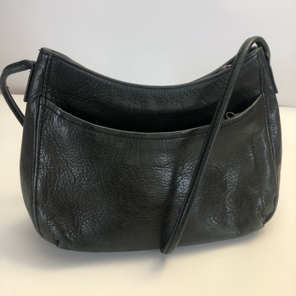 Fossil Handbags - Fossil black leather crossbody